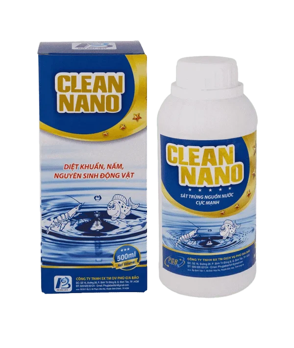 CLEAN NANO - Diệt khuẩn, nấm, sát trùng nguồn nước cực mạnh-4-min