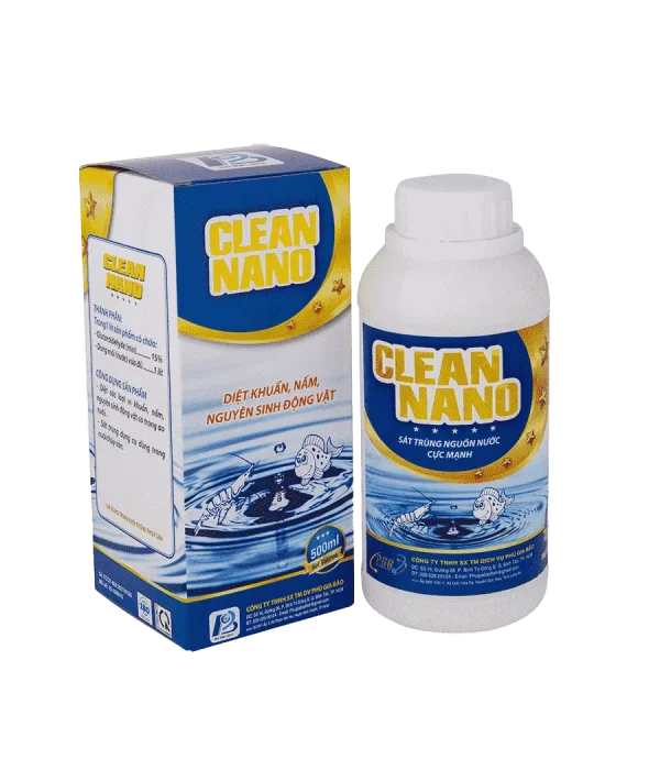 CLEAN NANO - Diệt khuẩn, nấm, sát trùng nguồn nước cực mạnh-min