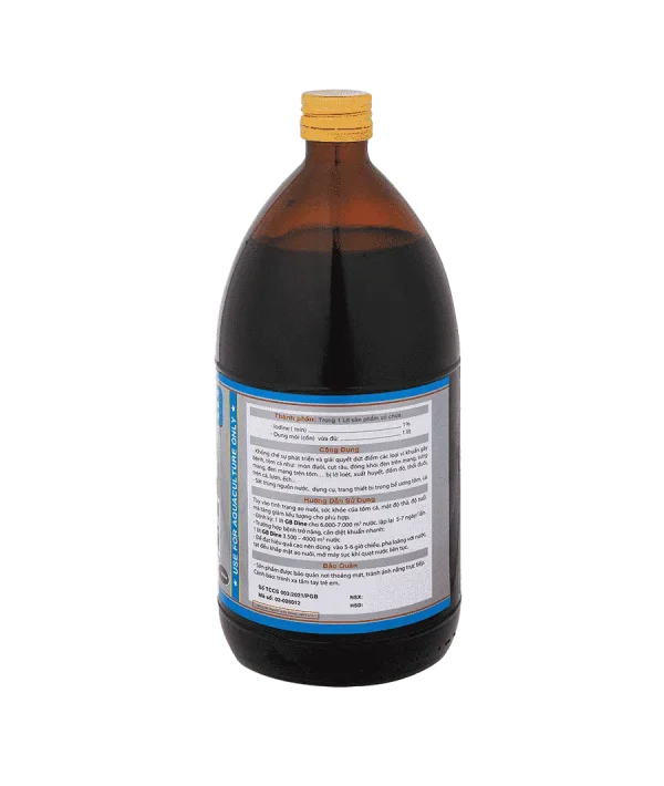 GB DINE - Diệt khuẩn iodine thế hệ mới, đặc trị đen mang đốm đen, mòn đuôi, cụt râu trên tôm-3-min