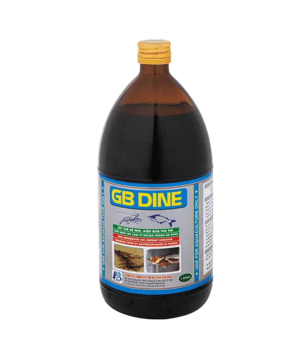 GB DINE - Diệt khuẩn iodine thế hệ mới, đặc trị đen mang đốm đen, mòn đuôi, cụt râu trên tôm-4-min