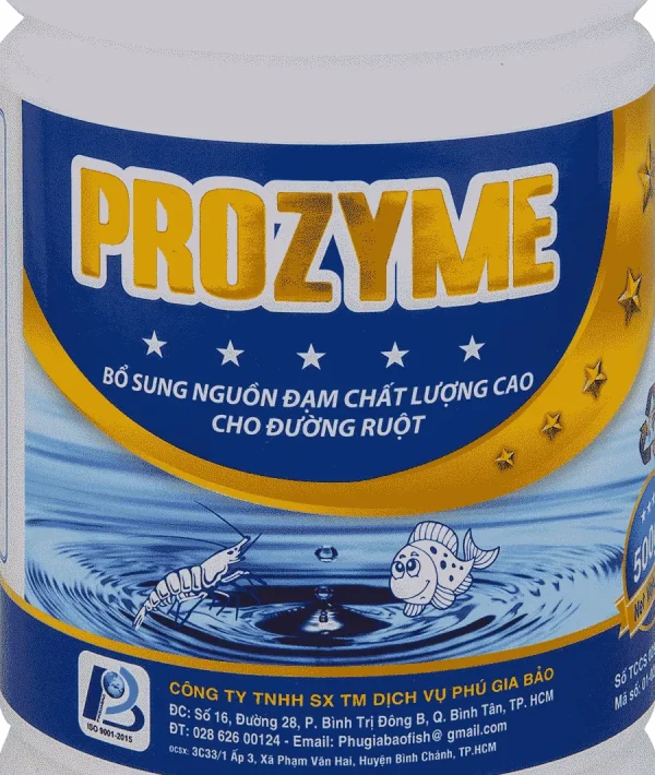 PROZYME - Bổ sung nguồn đạm chất lượng cao cho đường ruột tôm 4