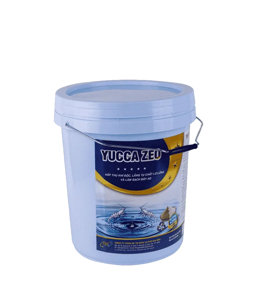YUCCA ZEO - Hấp thụ khí độc, lắng tụ chất lơ lửng và làm sạch đáy ao