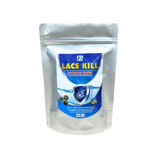 LACS KILL - Vi sinh xử lý nấm đồng tiên, nấm chân chó, khống chế nhớt bạt, gây màu nước