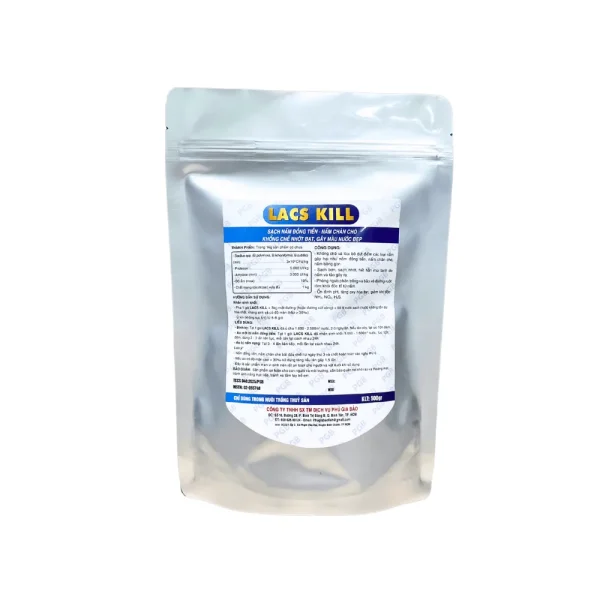 LACS KILL - Vi sinh xử lý nấm đồng tiên, nấm chân chó, khống chế nhớt bạt, gây màu nước - Hình ảnh 5